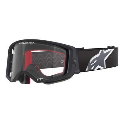 Masque cross Alpinestars Supertech Corp black/grey – Clear