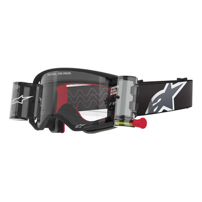 Masque cross Alpinestars Supertech Corp Roll-Off black/grey – Clear