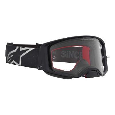 Masque cross Alpinestars Supertech Vesta black matte – Clear