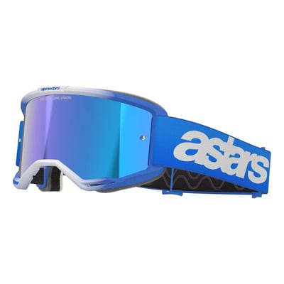 Masque cross Alpinestars Vision 5 Blaze blue – Iridium Blue