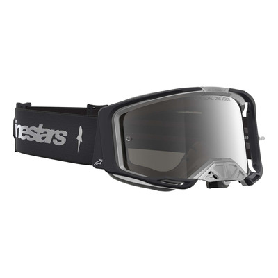 Masque cross Alpinestars Vision 8 Amber black/silver – Iridium silver