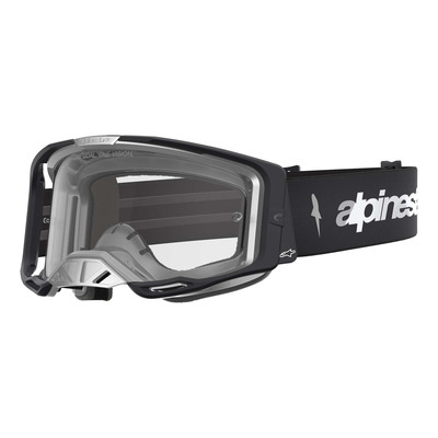 Masque cross Alpinestars Vision 8 Amber white/silver – Clear