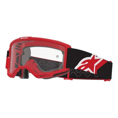 Masque cross Alpinestars Vision OTG red/black/white