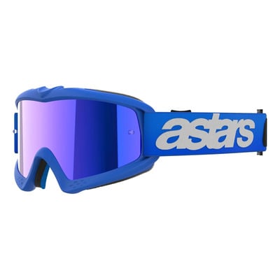 Masque cross enfant Alpinestars Vision Youth Blaze blue – Iridium Blue