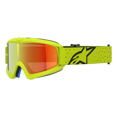 Masque cross enfant Alpinestars Vision Youth Vesta yellow fluo/black – Iridium red