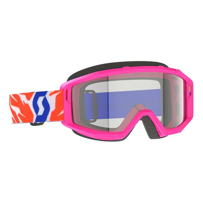 Masque cross enfant Scott Primal Youth pink – Écran clair S0