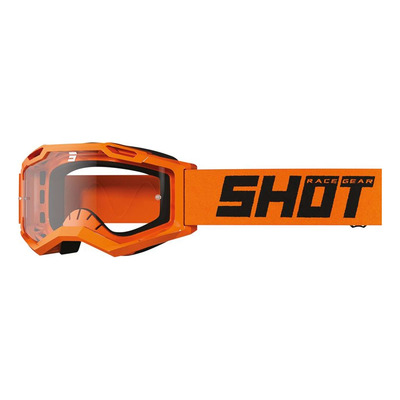 Masque cross enfant Shot Rocket Kid 2.0 Solid neon orange glossy
