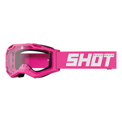 Masque cross enfant Shot Rocket Kid 2.0 Solid neon pink glossy