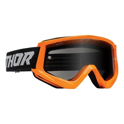 Masque cross enfant Thor Combat orange fluo- écran transparent