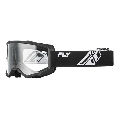 Masque cross Fly Racing Focus black/white – Ecran clear