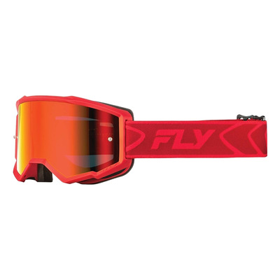 Masque cross Fly Racing Zone red/crimson – Ecran smoke