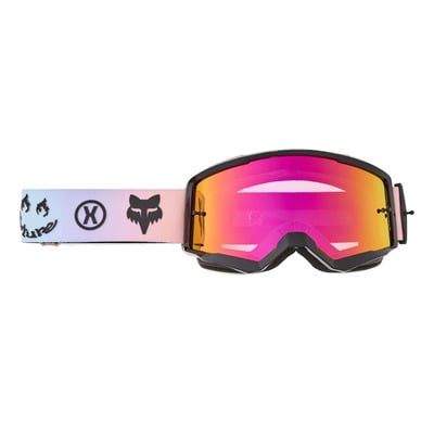 Masque cross Fox Racing Main Hello Future white/yellow