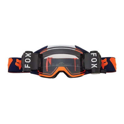 Masque cross Fox Racing Vue Roll Off navy/orange