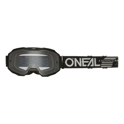Masque cross O’Neal B-10 Solid V.24 noir – transparent