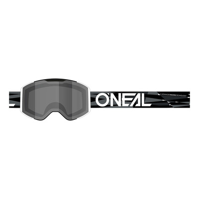 Masque cross O’Neal B-33 Ictus black/white – écran gray