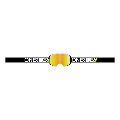 Masque cross O’Neal B-55 Cram black/white – écran iridium gold