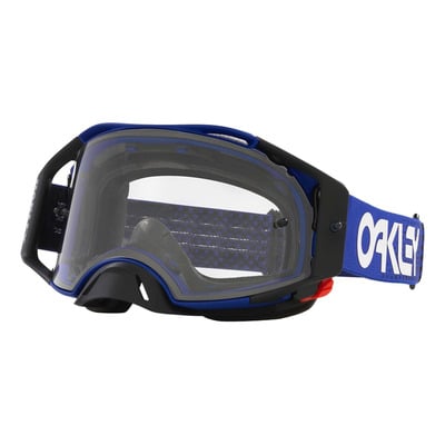 Masque cross Oakley Airbrake MX Moto Blue B1B - écran clair