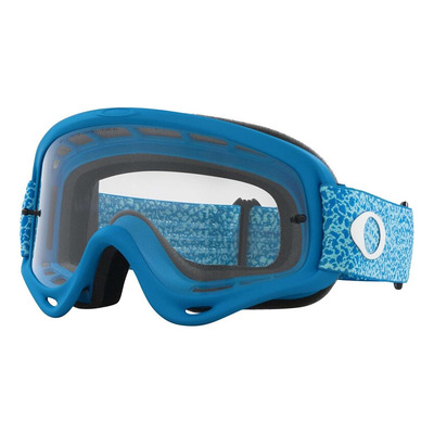 Masque cross Oakley O-Frame MX Blue Crackle – clear