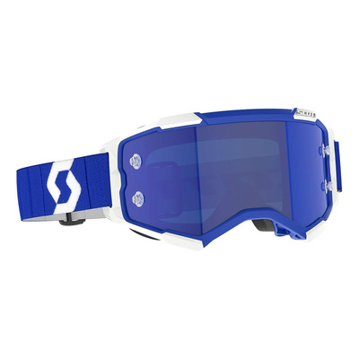 Masque cross Scott Fury blue – Écran blue chrome works