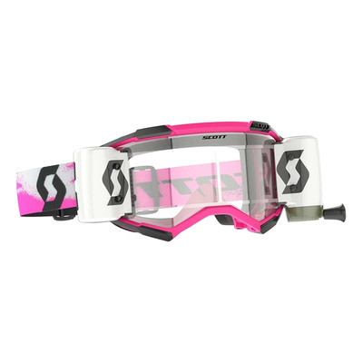 Masque cross Scott Fury WFS pink/black – Écran clair works