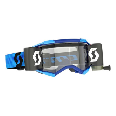 Masque cross Scott Fury WFS Roll Off blue/black – clear works