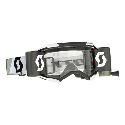 Masque cross Scott Fury WFS Roll Off prenium black/white – clear works