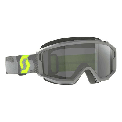 Masque cross Scott Primal Sand Dust light grey/neon yellow – dark grey Lens