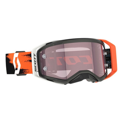 Masque cross Scott Prospect 2.0 AMP black/neon orange – Écran rose works