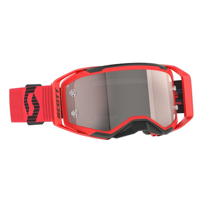 Masque cross Scott Prospect 2.0 red/black – Écran silver chrome works
