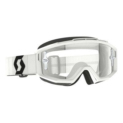 Masque cross Scott Split OTG white/black – Écran clair works