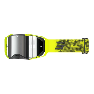 Masque cross Shot Lite Patrol neon yellow matt