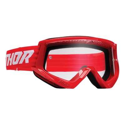 Masque cross Thor Combat rouge- écran transparent
