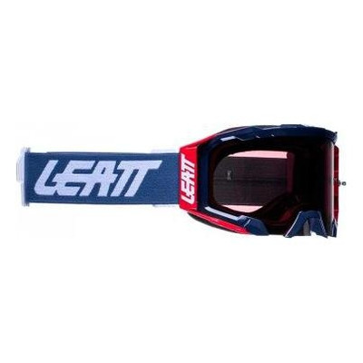 Masque Leatt Velocity 5.5 bleu/rouge - Écran rose UC 32%