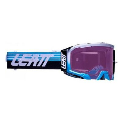 Masque Leatt Velocity 5.5 Iriz bleu/blanc - Écran violet 78%