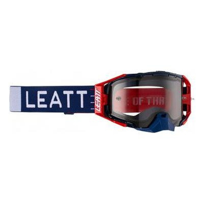 Masque Leatt Velocity 6.5 bleu/rouge - Écran gris clair 58%