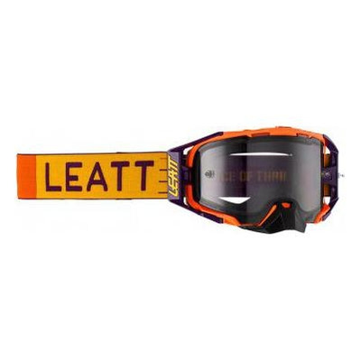 Masque Leatt Velocity 6.5 jaune/orange/violet - Écran gris clair 58%