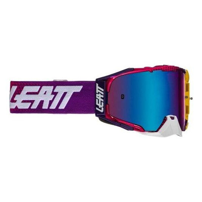 Masque Leatt Velocity Iriz 6.5 violet/noir - Écran bleu UC 26%