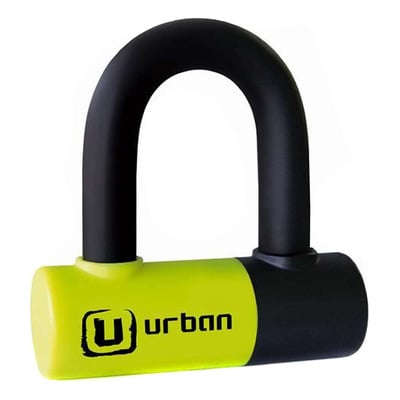 Mini U bloque disque Urban Ø14mm noir/jaune