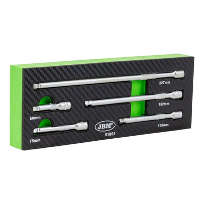 Module pour servante d'outils JBM 5 rallonges de 1/4” à tête spherique