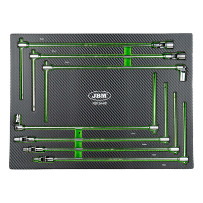 Module pour servante d'outils JBM 7 clés à douilles avec manche en t (7-19mm)