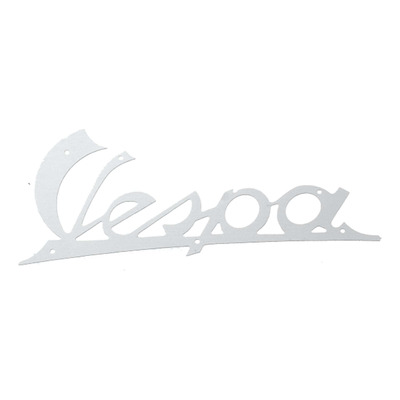 Monogramme RMS aluminium argent chromé 140x60 Vespa