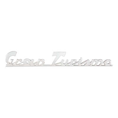 Monogramme RMS aluminium argent chromé Gran Turismo