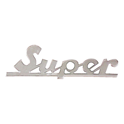 Monogramme RMS aluminium argent chromé Super