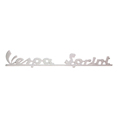 Monogramme RMS aluminium argent chromé Vespa Sprint