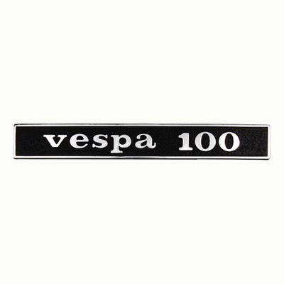 Monogramme RMS aluminium noir/chrome Vespa 100