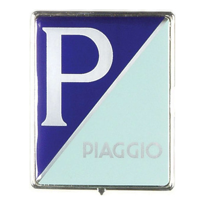 Monogramme RMS Piaggio bleu/bleu clair fixation par emboîtement