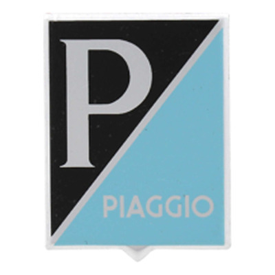 Monogramme RMS résine 36x47 noir/bleu Vespa 125/150