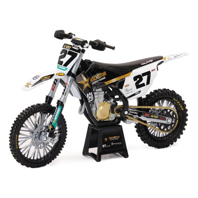 Moto miniature New Ray Husqvarna 450 FC Rockstar Malcolm STEWART Échelle 1/12°