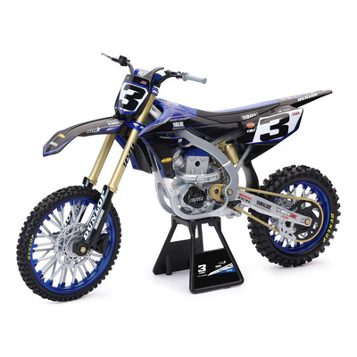Moto miniature New Ray Yamaha 450 YZF Eli TOMAC Échelle 1/6°