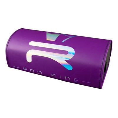 Mousse de guidon sans barre KRM violet mat et logo holographique